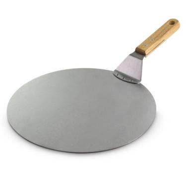 Imagem de Pá Pizza Inox cabo madeira Mimo AC19259 - Mimo Style