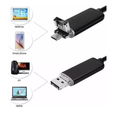 Imagem de Sonda Câmera Inspeção Boroscopio Celular Android Pc Usb 5 - B-Max