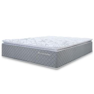Imagem de Colchão Queen Molas Ensacadas Pillow Top Premium Sleep 158x198cm BF Co