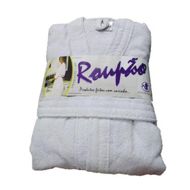 Imagem de Roupão Atoalhada Margex Branco Unico - Textil Brusque LTDA