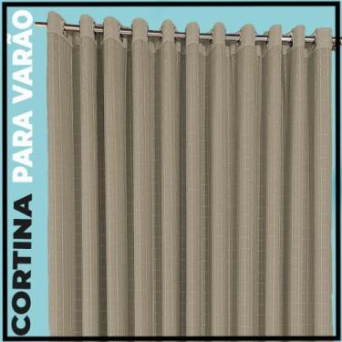 Imagem de cortina para apartamento Mix corta luz 8,00 x 2,30 bege - Bravin Corti
