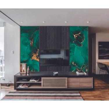 Imagem de Papel de Parede  Marmore e Ripado Tedencia  (folha med. 90x300 cm) - D