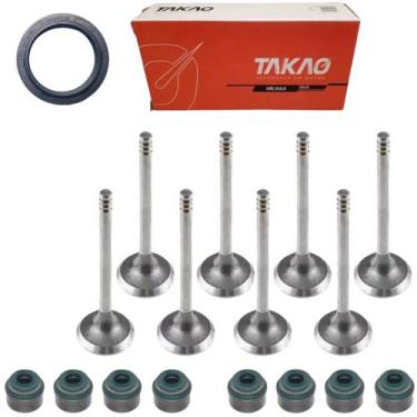 Imagem de Kit Valvula Admissao Escape Retentores Valvula Comando Fox Gol G4 G5 G