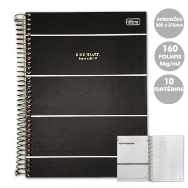 Imagem de Caderno Univ 10 Matérias 160Fls West Village Linhas Tilibra