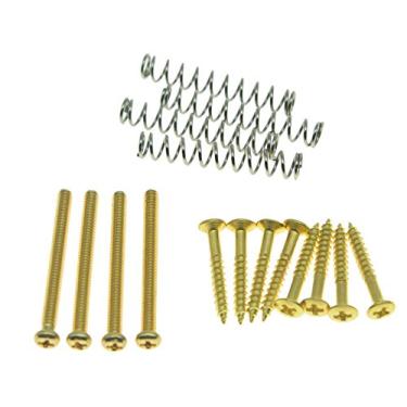 Imagem de Dopro Imperial/USA Fio Humbucker Pickup Ring Humbucker Altura Captador Parafusos Captador Moldura Surround Parafusos Molas Serve para Gibson/EMG/Seymour Duncan/Dimarzio Gold