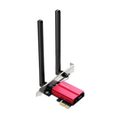 Imagem de Placa de rede PCI Express Wi-Fi 6 AXE5400 MA86XE Com Bluetooth 5.3 I Adaptador Wi-Fi 6 para PC Compatível Com Windows 10 e 11 I Melhor Placa Wi-Fi 6 para Jogos Alta Velocidade Internet Baixa Latência