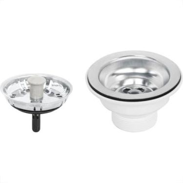 Imagem de Valvula Americana Metal Tramontina 3.1/2'' Com Arruela Pvc