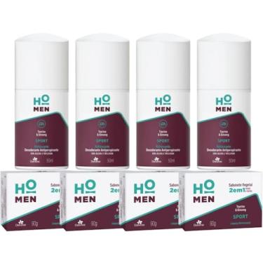 Imagem de 4UN Desodorante 4UN Sabonete Ho Men Sport 50ml Davene (8)