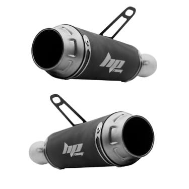 Imagem de Escapamento Ponteira Esportiva Compátivel Com Kawasaki Z1000 Ninja1000 (par) - HP3 HP Racing
