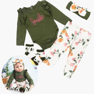 Imagem de Conjunto de Roupas para Bonecas Reborn (22-24 polegadas) - 4 Peças