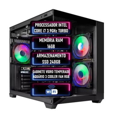 Imagem de PC Gamer Intel Core i7 3.9GHz RAM 16GB SSD 240GB  ADVANCEDTECH