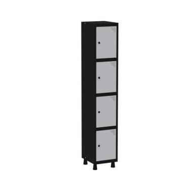 Imagem de Roupeiro em Aço Mt 1v 4 Portas - Pitão - Pandin Móveis