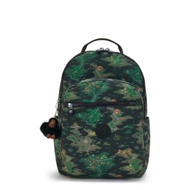Imagem de Mochila De Costas Kipling Seoul College Camo Trea