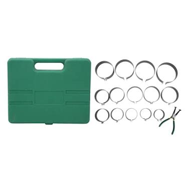 Imagem de Conjunto de Ferramentas do Compressor de Pistão - Instalador de Cilindros Com Alicates de Compressão de Compressão do Anel de Alicates para Reparo Automático