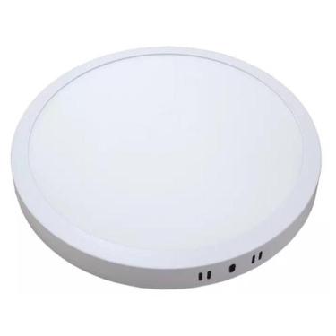 Imagem de Luminária Plafon Led Branco Frio Sobrepor Economax 24w 6000w, Redondo