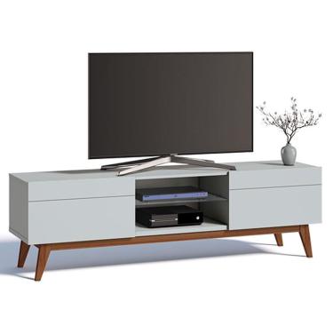 Imagem de Rack Bancada Classic 2 Gavetas 1.8 Branco Acetinado - Imcal