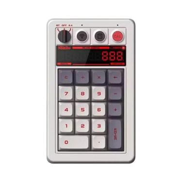 Imagem de Teclado Mecânico Retro Bluetooth 2.4G/USB-C - Hot-Swap - 18 Teclas - C