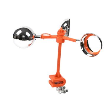 Imagem de Generic Espantador de pássaros refletivo, repelente de pássaros, durável, giratório de 360 ​​graus, ferramenta de jardim para terras agrícolas, Base Isolada