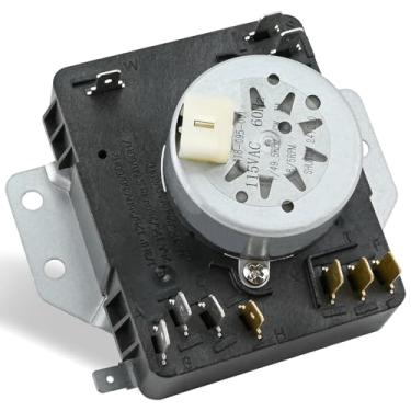 Imagem de Temporizador de secadora W10185981 atualizado compatível com Whirlpool 7MWGD1730JQ0, 7MWG66705WM1, 7MWGD1930JM0 Timer, Maytag MGDC215EW2, Crosley, Kenmore, secadora etc, substituição para 418-095-20