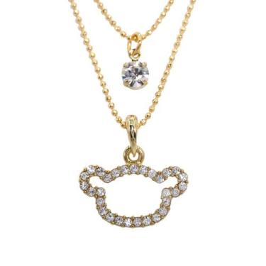 Imagem de Colar Duplo Pucca PU0301, Dourado