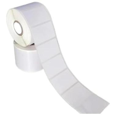 Imagem de Bobina Etiqueta Térmica Adesiva 50x30mm 5x3cm (1 Coluna) Rolo com 31 Metros