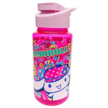 Imagem de Garrafa Garrafinha de Água Infantil Squeeze Cinnamoroll 500ml Plástica