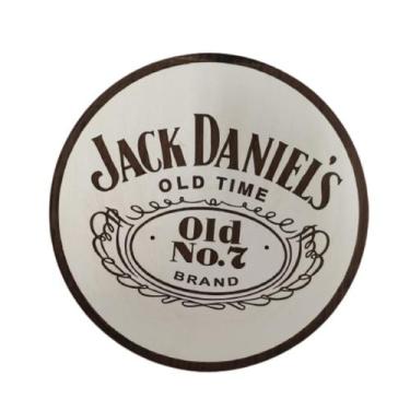 Imagem de placa decorativa old7 jack daniels em mdf branco - trova