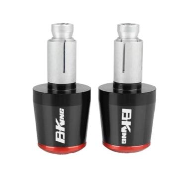 Imagem de Extremidades das manoplas do guidão da motocicleta, tampas das extremidades das manoplas, acessórios deslizantes de peso para Suzuki B-King ABS BKING 2008 2009 2010 2011 2012