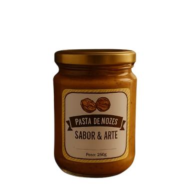 Imagem de Pasta de Nozes Artesanal 200g | Creme Gourmet Saudável | Fonte de Ômega 3 e Antioxidantes, Adoçada com Açúcar Mascavo