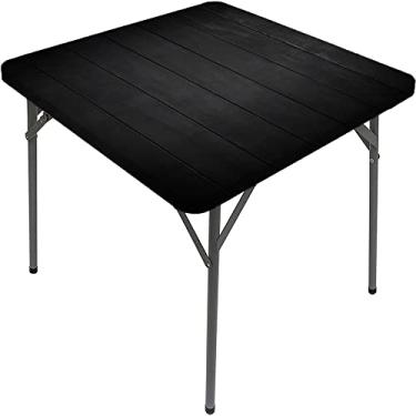 Imagem de Capa de mesa de madeira ajustada, estampa de textura de prancha de madeira, toalha de mesa impermeável interna/externa, sala de jantar de pátio e cozinha, serve para mesa de 107 x 152 cm