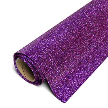 Imagem de Rolo Siser Glitter HTV 30,48 cm x 1,52 m (planta de ovo) ferro em vinil de transferência de calor