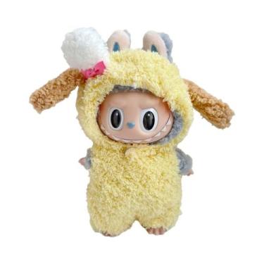 Imagem de Chaveiro De Fantasia De Festa Labubu De 17 Cm, Roupas Fofas Para Bonec