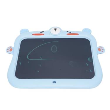 Imagem de Fockety Tablet de Desenho de LCD, Brinquedo de Aprendizado Educacional Com Tema de Desenho Animado para Crianças Com Caneta, 9.84x7.68in Placa de Redação Eletrônica Ultra Slim para (Azul)