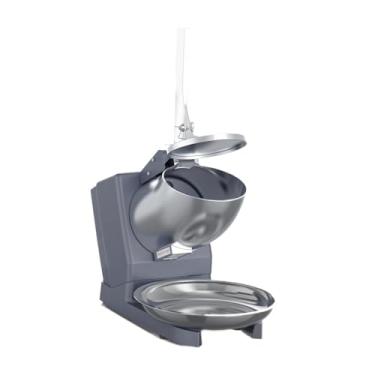 Imagem de SiaBiced de Gelo Máquina de Raspar Gelo Uso Doméstico Prático para Festas Restaurante Camping Bar, Cinza
