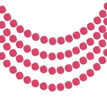 Imagem de PATIKIL 4 peças de guirlanda de pompom, faixa decorativa de 1,8 m com 20 bolas de feltro para decoração de quarto de festa de aniversário, Dia das Bruxas, Ação de Graças, Natal, aniversário, festa de