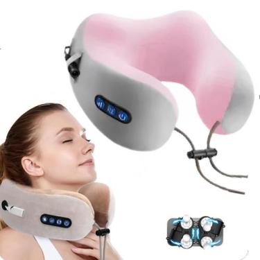 Imagem de Massageador De Pescoço Lombar Almofada Relaxante Cervical - massageado