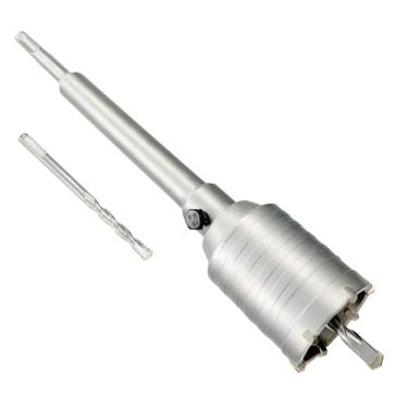 Imagem de DKIBBITH Serras Copo Para Concreto, Broca De Núcleo De Aço Tungstênio De 50 Mm Para Blocos De Concreto, Tijolos, Pedras, Paredes De Tábuas Para Tubos Ou Mini Linhas De Divisão, Com Haste Sds Plus E