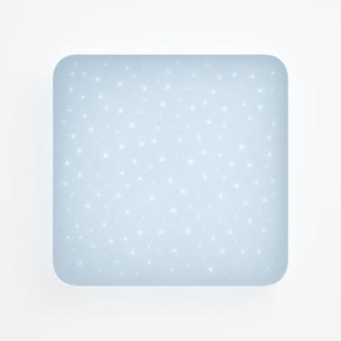 Imagem de Luminária Led Borda Infinita Estrelado Plafon Sobrepor Quadrado 43x43cm Multicor 30W/60W Bivolt - Lumens 2700/5400