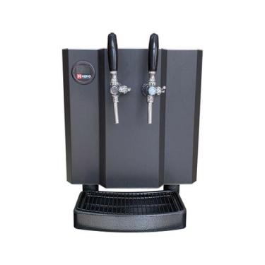 Imagem de Chopeira Elétrica Preta 50L/h 2 Torneiras Italianas Memo - CHOPEIRAS M