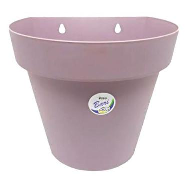 Imagem de Kit 10 Vasos para plantas arandela parede meia lua flores jardim verti