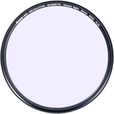 Imagem de Kase KW Revolution Plus Filtro magnético à prova de choque neutro para redução de poluição luminosa de banda larga à prova de choque, vidro óptico de baixa reflexão (82 mm)