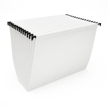 Imagem de Pasta Duplex Arquivo Suspenso Escritório Com Visor Grampo 20 unidades 