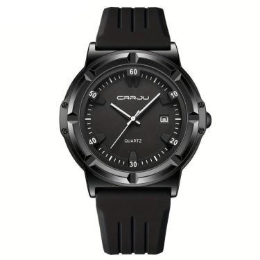 Imagem de Relógio Analógico De Quartzo Com Pulseira Em Silicone Design Esportivo Branco