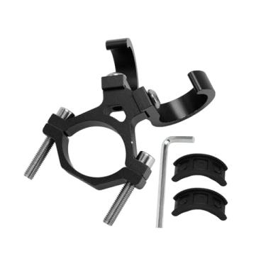 Imagem de Motoforti Gancho de suspensão de motocicleta arco capacete de motocicleta suporte de bolsa de bagagem cabide para scooters bicicletas liga de alumínio preto 1 conjunto chave hexagonal arruela de