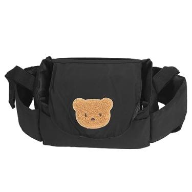 Imagem de Saco de porta -copos para carrinho Bolsa de carrinho de carrinho portátil portátil com bolsos de copo isolados para fraldas Toy Too (Estilo 1)