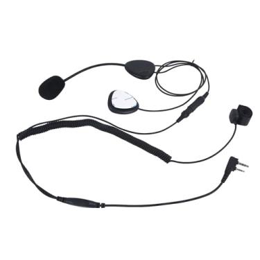 Imagem de Pdflie Fone De Ouvido Para Motocicleta, Rádio Bidirecional, Unidade Principal, Viva-Voz, Bicicleta, Ciclismo, Capacete Semi-Integral, Com Fio, Microfone Walkie Talkie Baofeng Kenwood