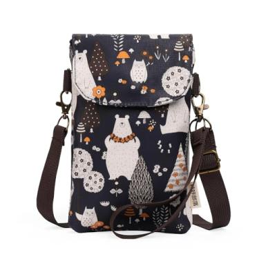 Imagem de Veediyin Linda bolsa transversal para meninas adolescentes kawaii bolsa de telefone carteira porta-chaves presente de aniversário para meninas de 3 a 12 anos (Bule)