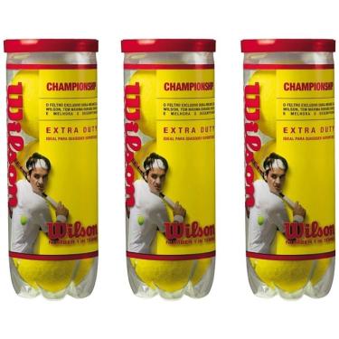 Imagem de Bola De Tenis Wilson Championship - Pack 09 Bolas - 03 Tubos-Unissex