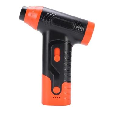 Imagem de Asixxsix Aspirador de pó para carro Air Duster, soprador de ar elétrico Turbofan de 130.000 RPM com bateria integrada de 5.000 mAh, para teclado, computador e carro (Laranja)