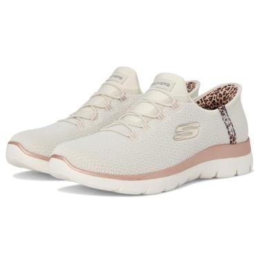Imagem de Skechers Tênis feminino Summits Leopard Chic Hands Free Slip-ins, Multi natural, 34